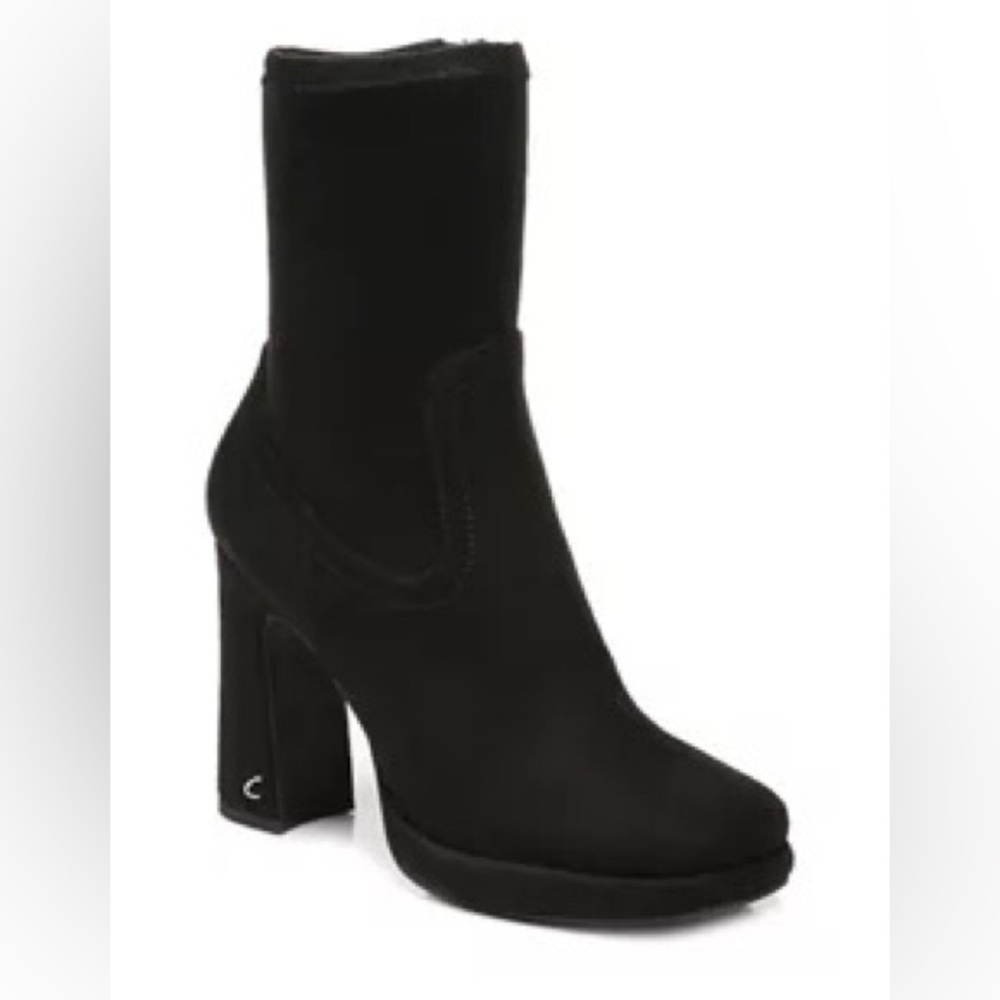 Circus by Sam Edelman Francis Black Suede Booties Size 9